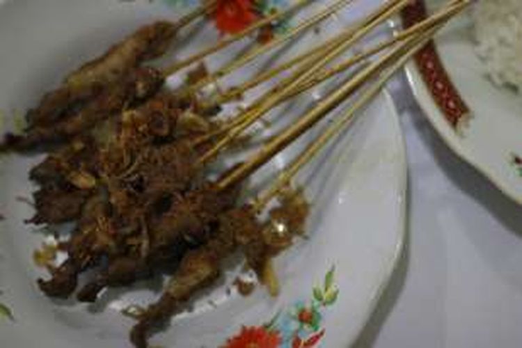 Sate DJ, sate tanpa bumbu