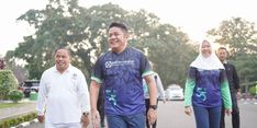 Ikuti Senam Bersama, Gubernur Herman Deru Ingin Sumsel Jadi Pusat Pariwisata Kesehatan