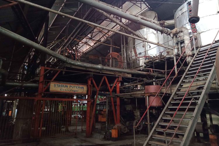 Bagian dalam Pabrik Gula Gondang Baru atau dahulu bernama Pabrik Gula Gondang Winangoen.