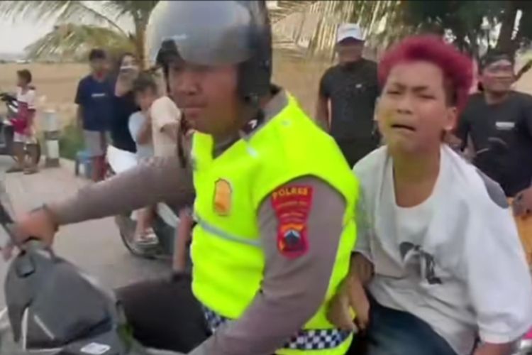 Begini Cerita Remaja Rambut Merah di Pekalongan yang Mewek saat Ditangkap Polisi karena Balap Liar