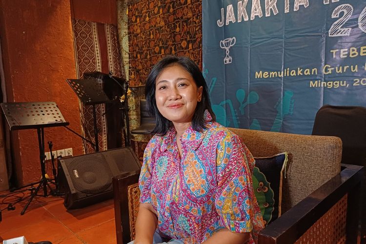 Erie Susan saat ditemui di Al Jazeerah, Cikini, Jakarta Pusat, Minggu (20/8/2023). 