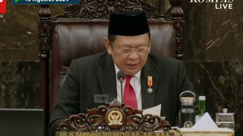 Di Depan Jokowi-Prabowo, Bamsoet: Koalisi Masih Bisa Berubah, Kotak Kosong Jangan Bikin Kita Terbelah