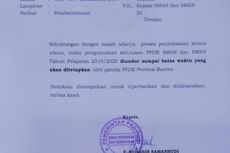 Pengumuman Hasil PPDB SMA dan SMK di Provinsi Banten Ditunda