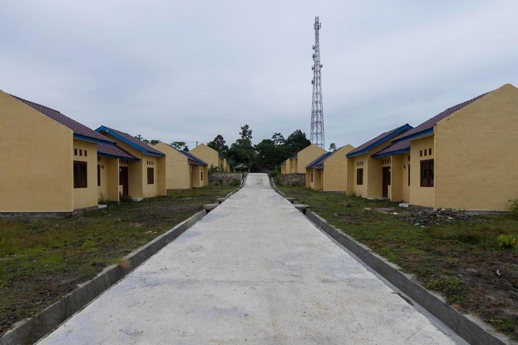 Kementerian PUPR memberi 50 unit rusus tipe 28 kepada masyarakat nelayan di Desa Linggi, Kecamatan Simeulue Timur.