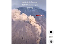 Viral, Video Gunung Semeru Disebut Bocor dari Tengah, Ini Penjelasan PVMBG