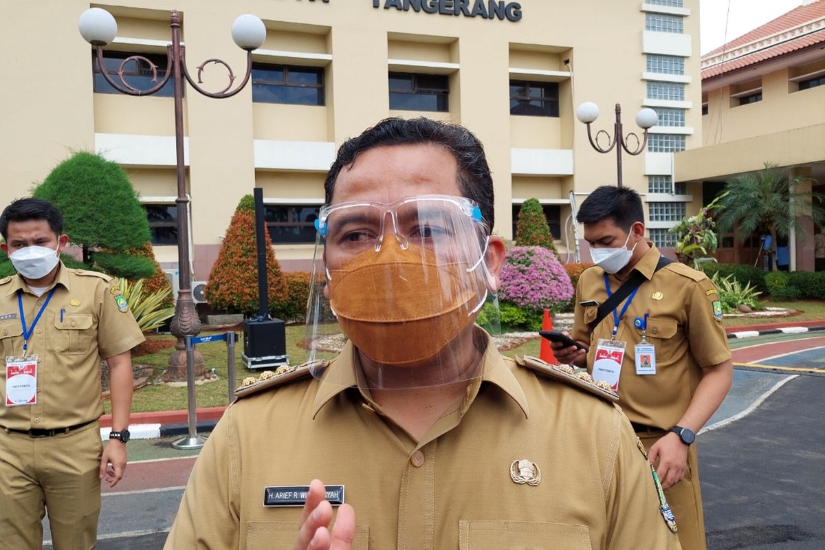 Wali Kota Tangerang Arief R Wismansyah saat ditemui di Pusat Pemerintahan Kota (Puspemkot) Tangerang, Banten, Selasa (15/6/2021).