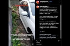 Video Viral, Honda Mobilio Kehilangan Keempat Bannya Saat Parkir