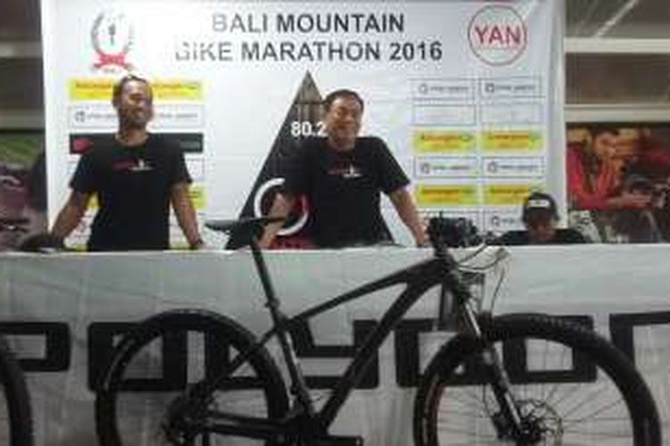 Konferensi pers Bali Mountain Bike Marathon 2016, Denpasar, Senin(9/5/2016)