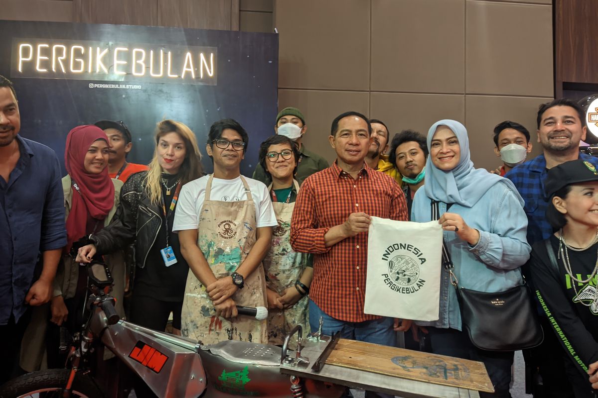 WAKASAD Agus Subiyanto mengaku senang dengan banyaknya UMKM dan Industri kreatif di IIMS 2023