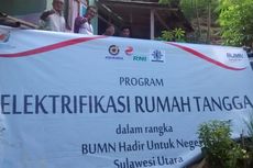 100 Rumah di Kota Manado Dapat Sambungan Listrik Gratis Atas Prakarsa 3 BUMN