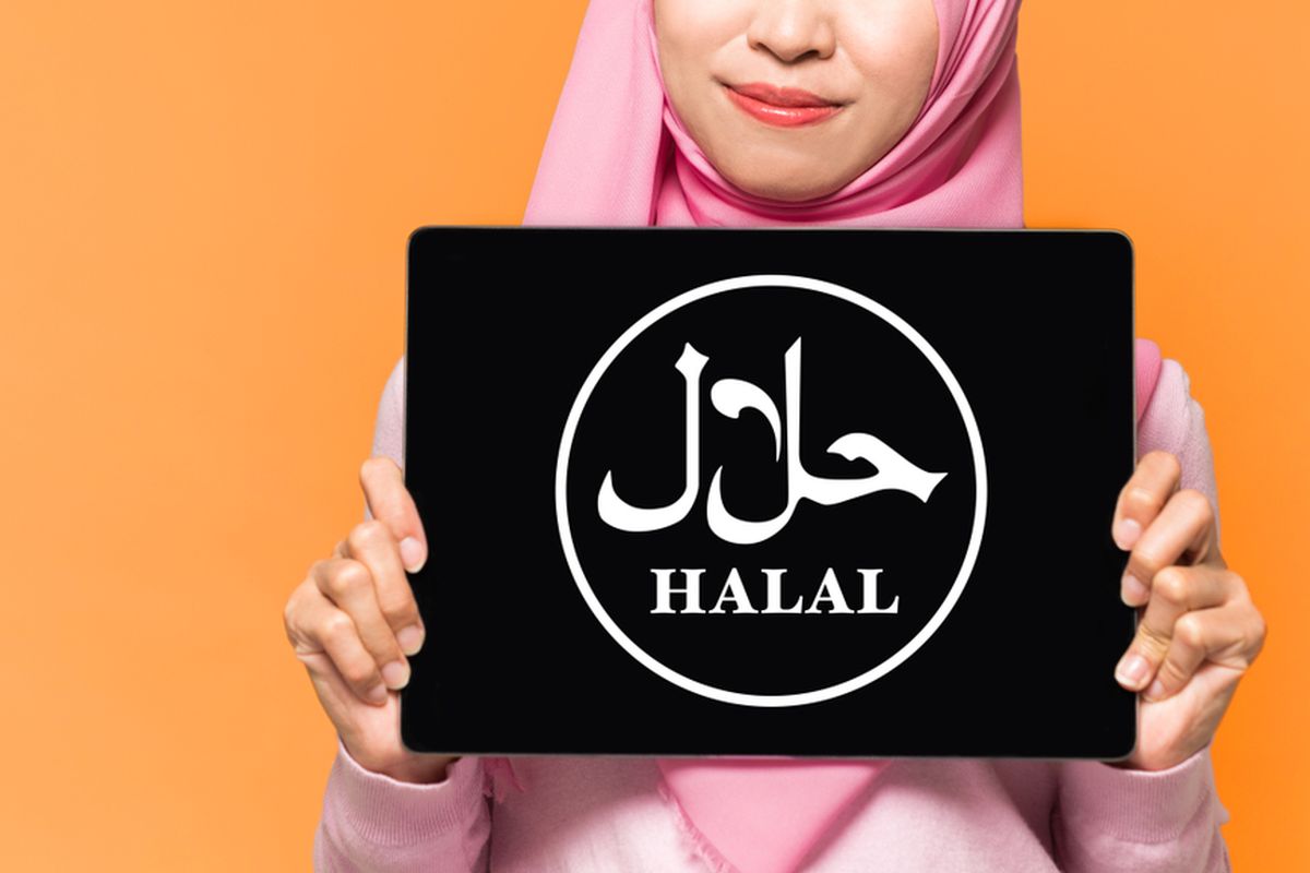 Ilustrasi logo halal. 