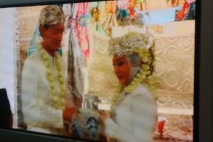 Artis peran Fedi Nuril melangsungkan prosesi akad nikah dengan Vanny Widyasasti di Panti Prajurit, Balai Sudirman, Jakarta Selatan, Minggu (17/1/2016).