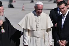 Paus Fransiskus Kunjungi Pengungsi Timur Tengah di Yunani