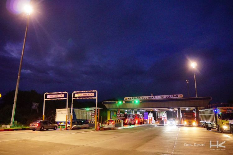 Gerbang Tol (GT) Bakauheni Selatan.