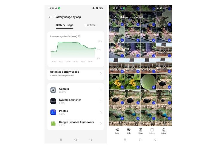 Kapasitas baterai Oppo A98 dipakai untuk memotret dan merekam video 390 konten