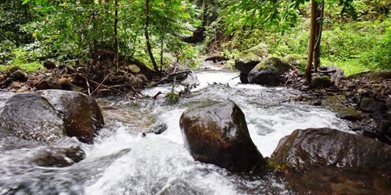 Air Terjun Tunaohok di Desa Wairterang, Kecamatan Waigete, Kabupaten Sikka, Flore. Nusa Tenggara Timur (NTT), Rabu (24/4/2019).