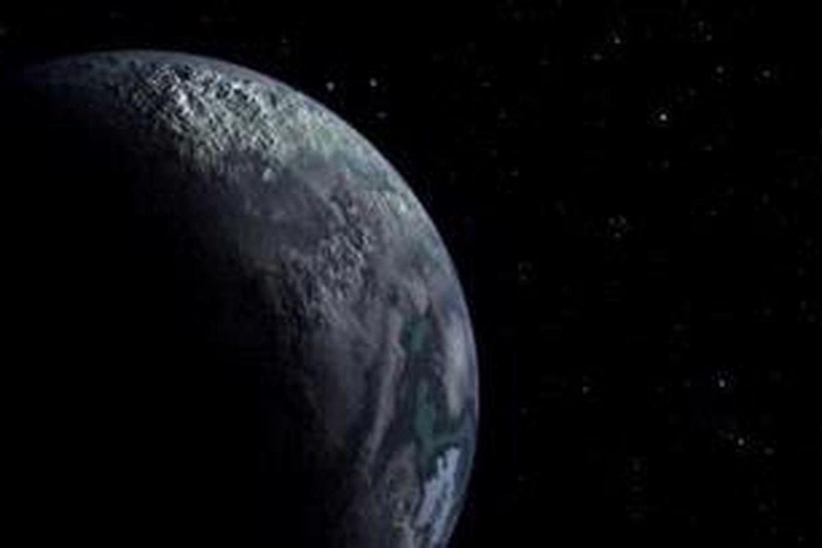 Ilustrasi : Planet hasil adopsi mengorbit di tepian sebuah sistem bintang. 