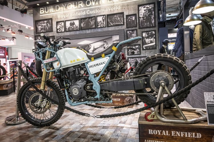 MJR Roach, salah satu dari deretan motor custom Royal Enfield di EICMA 2019