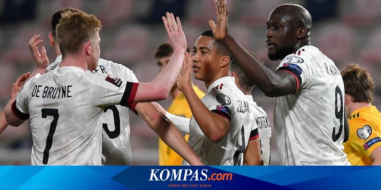 Hasil Lengkap Kualifikasi Piala Dunia 2022 Cr7 Dihadang Azerbaijan Belgia Sempurna Halaman All Kompas Com
