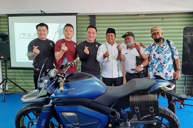 Peluncuran motor listrik Anubis Cruisercross buatan Baran Energy