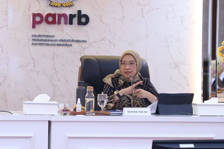 Menteri Pendayagunaan Aparatur Sipil Negara dan Reformasi Birokrasi (Menpan-RB) Rini Widyantini.