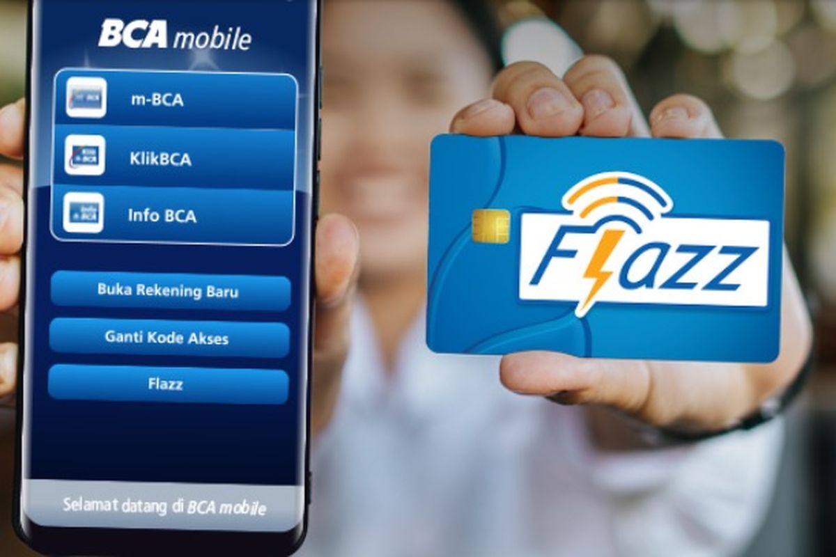 Ilustrasi cara isi saldo Flazz BCA atau top up Flazz BCA.