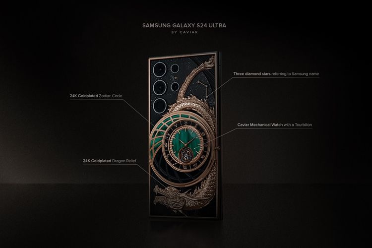 Samsung Galaxy S24 Ultra edisi khusus dari Caviar 