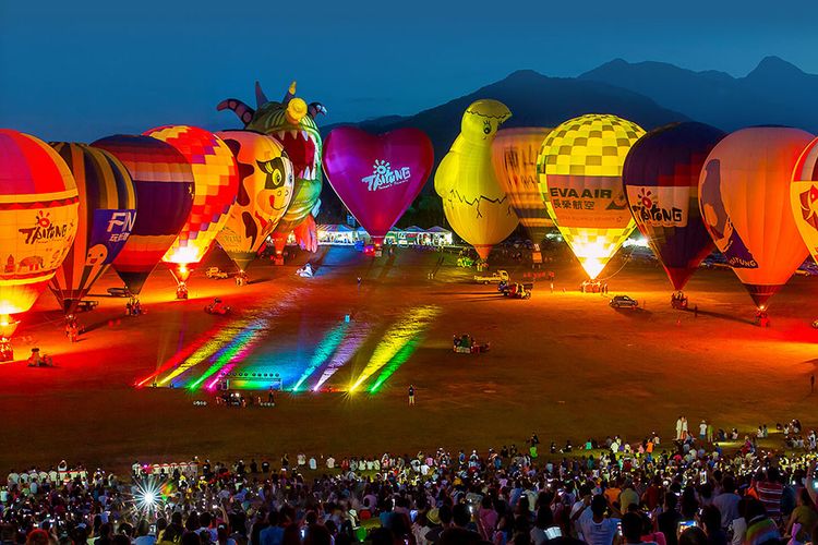 Festival balon udara internasional taiwan.