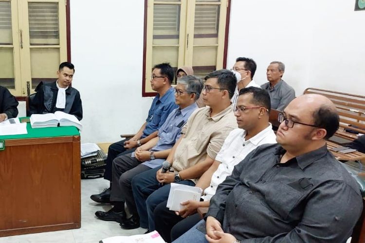 Empat tersangka dari pihak BTN Kantor Cabang Medan hadir sebagai saksi di persidangan dengan terdakwa Mujianto di Pengadilan Tipikor pada PN Medan.