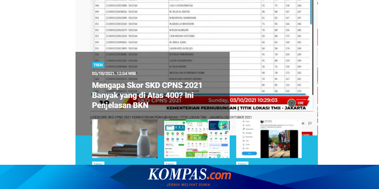 [POPULER TREN] Kenapa Skor SKD Banyak yang di Atas 400? | Apa Itu