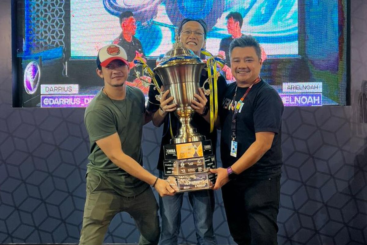 Master audio dari Venom, Filipus Sebastian berhasil meraih juara pertama President Cup Unlimited di ajang EMMA.