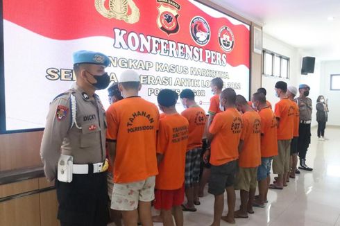 40 Pengedar Narkoba di Kabupaten Bogor Ditangkap, Begini Modus Operandinya