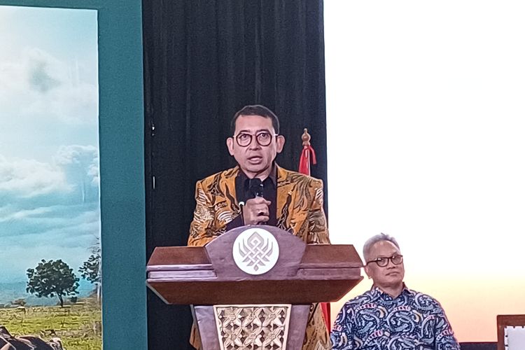Menteri Kebudayaan (Menbud) RI Fadli Zon dalam Taklimat Media di Museum Nasional, Jakarta Pusat, Kamis (2/10/2025). 