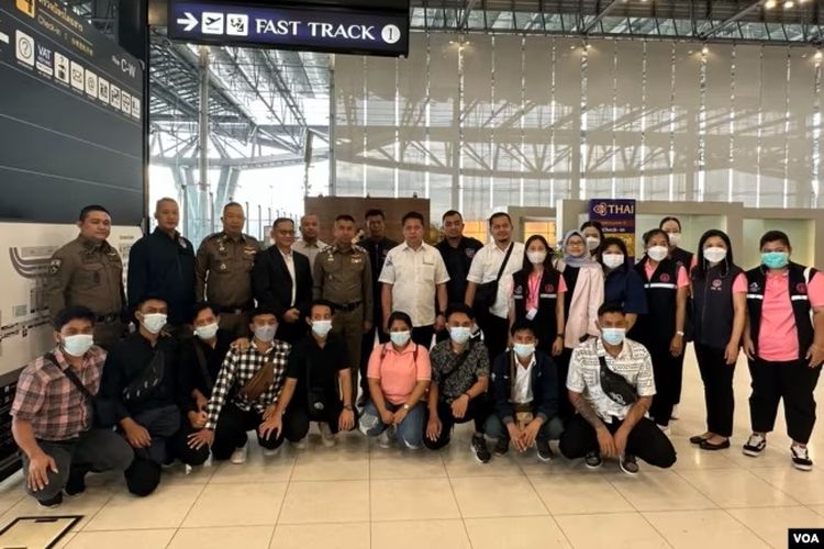 Puluhan WNI korban tindak pidana perdagangan orang (TPPO) diselamatkan Kepolisian Thailand dan KBRI Bangkok.