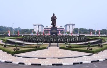 Plaza Mabes TNI, Cilangkap, Jakarta Timur, Senin (19/7/2021). 