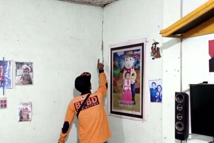3 Rumah di Blitar Rusak Ringan akibat Gempa Bantul