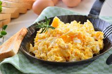 Resep Scramble Egg Saus Keju, Panggang di Dalam Oven