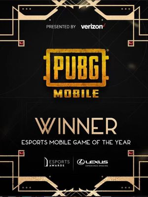 PUBG Mobile keluar sebagai pemenang dalam kategori ?Esports Mobile Game of the Year Presented by Verizon? pada ajang penghargaan Esports Awards 2022. 