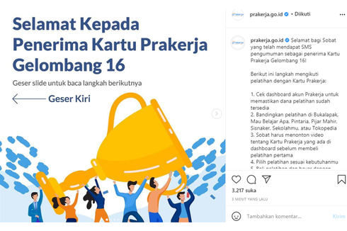 Prakerja Gelombang 16 Sudah Diumumkan, Bagaimana dengan Gelombang 17?