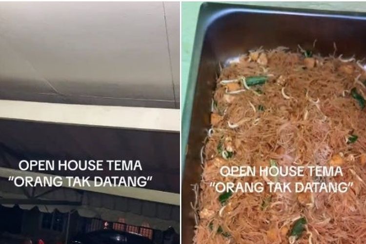 Baru-baru ini sebuah video yang memperlihatkan warga Negeri Jiran sudah menyiapkan banyak makanan dan sampai memasang tenda untuk acara halal bihalal atau open house Lebaran tetapi teman-temannya batal hadir viral di Malaysia.