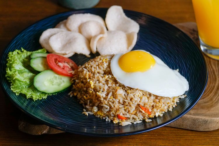 Manadonese Roa Fried Rice, salah satu menu andalan di Canabeans Alam Sutera. 