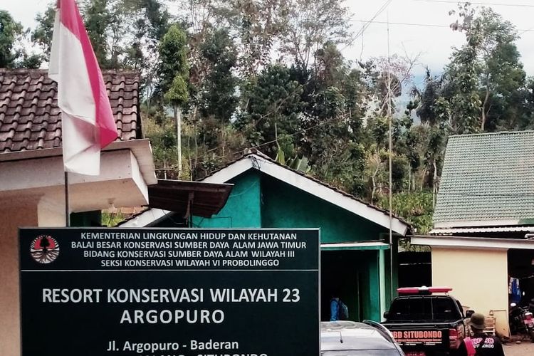 Foto: Pos Pendakian Gunung Argopuro di Desa Baderan Situbondo.