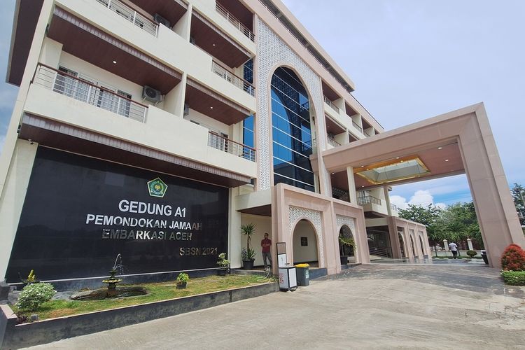 Kompleks asrama haji/embarkasi Aceh di Kota Banda Aceh.