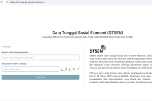 Cara Cek Desil Online di dtsen-form.bps.go.id Pakai NIK, Tak Perlu login
