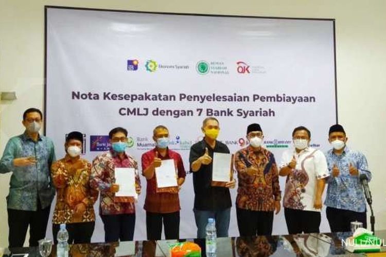 Kesepakatan penyelesaian pembiayaan CMLJ dan 7 Bank Syariah disaksikan Jusuf Hamka