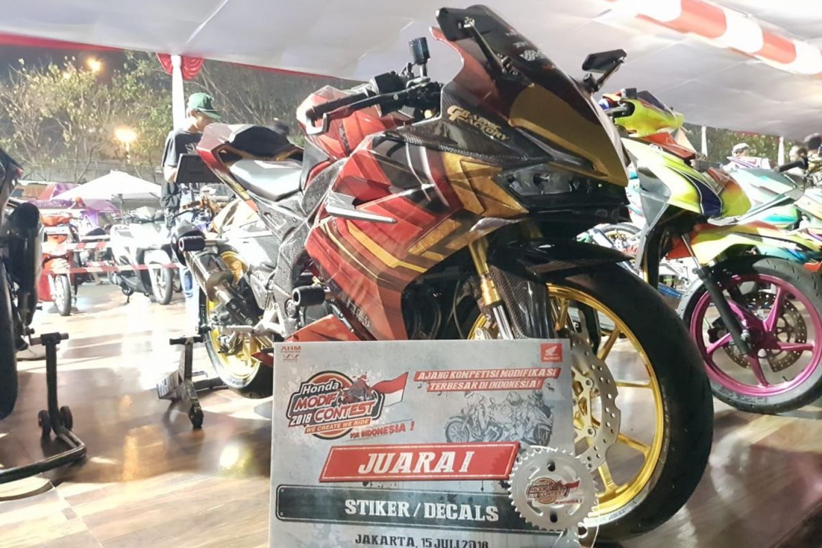 Juara Honda Modif Contest 2018 Kelas CBR250RR