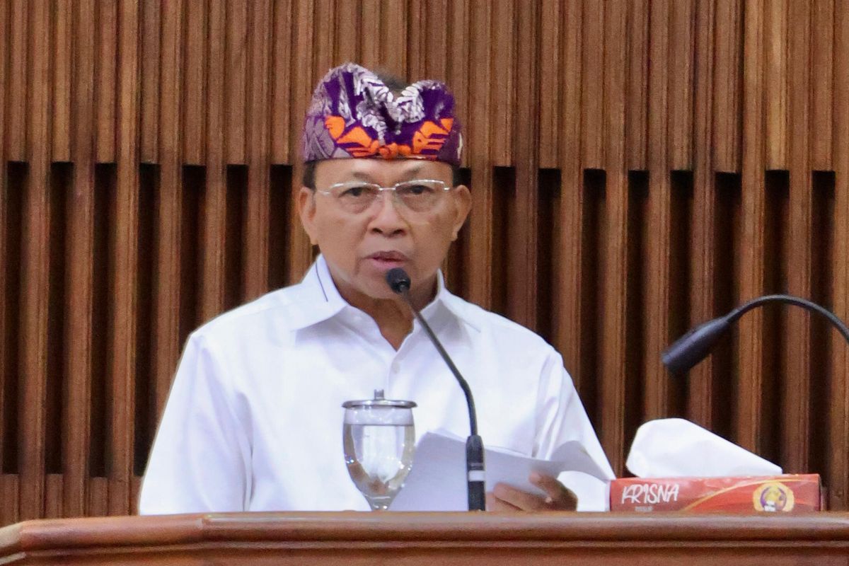 Gubernur Bali, I Wayan Koster. 