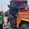 Detik-detik 4 Bus Peziarah Kecelakaan di Tol Tangerang-Merak dan Lukai 19 Penumpang
