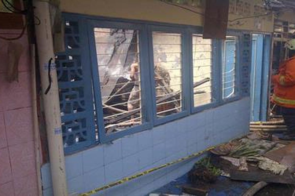 Kebakaran di Cempaka bari dudga dari rumah kosong.