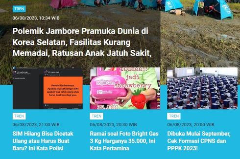 [POPULER TREN] Cuaca Ekstrem dan Fasilitas Tak Memadai Jambore Pramuka Dunia 2023 | Pendapat Ahli soal Obat Tong Mai Dan